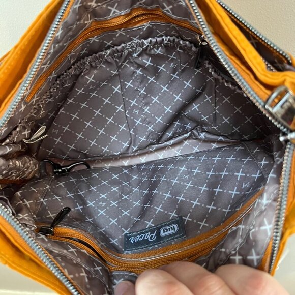 Lug PAcer Crossbody Bag‎ With Stud Details & Multiple Zipper Compartments - Picture 6 of 9